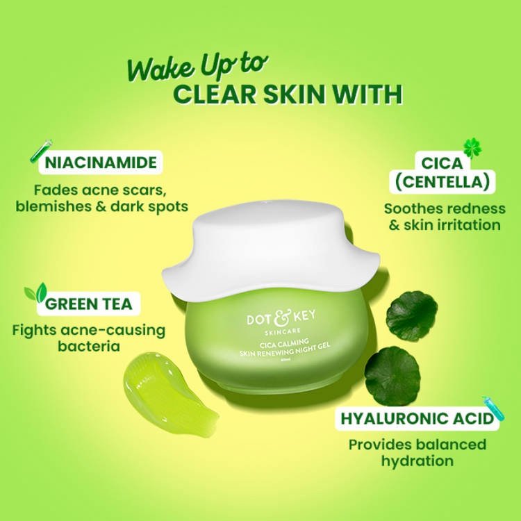 Cica Calming Skin Renewing Night Gel - 60ml