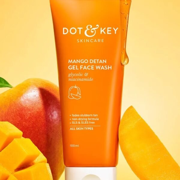 Mango Detan Gel Face Wash - 100ml