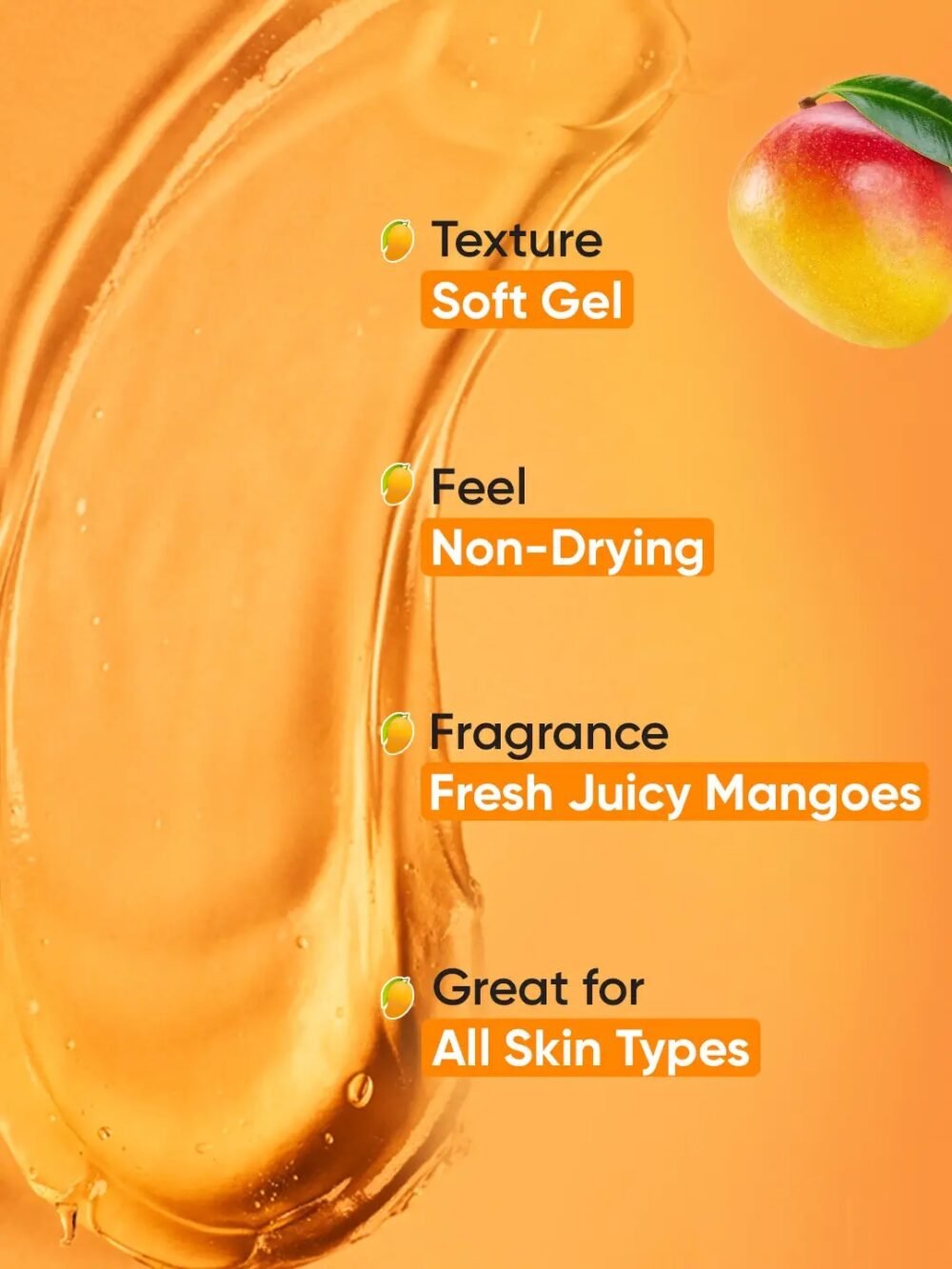 Mango Detan Gel Face Wash - 100ml