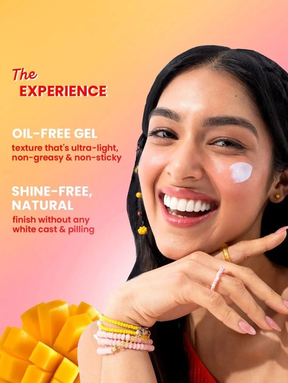 Mango Detan Gel Sunscreen SPF 50+ PA++++ - 80g