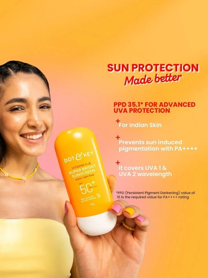 Vitamin C+E Super Bright Sunscreen SPF 50+ PA++++ - 80g
