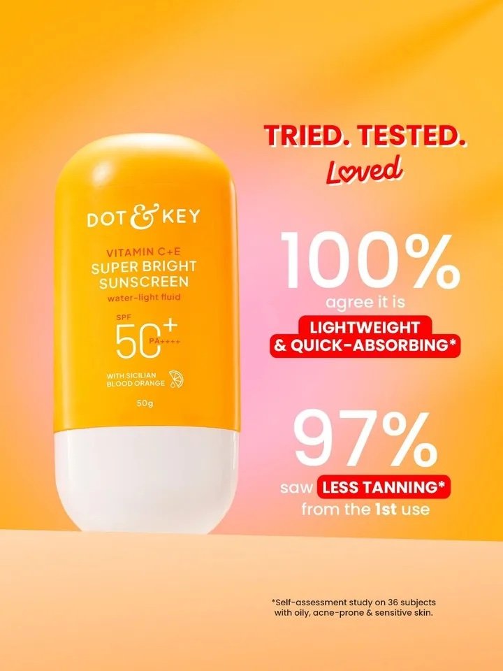 Vitamin C+E Super Bright Sunscreen SPF 50+ PA++++ - 80g