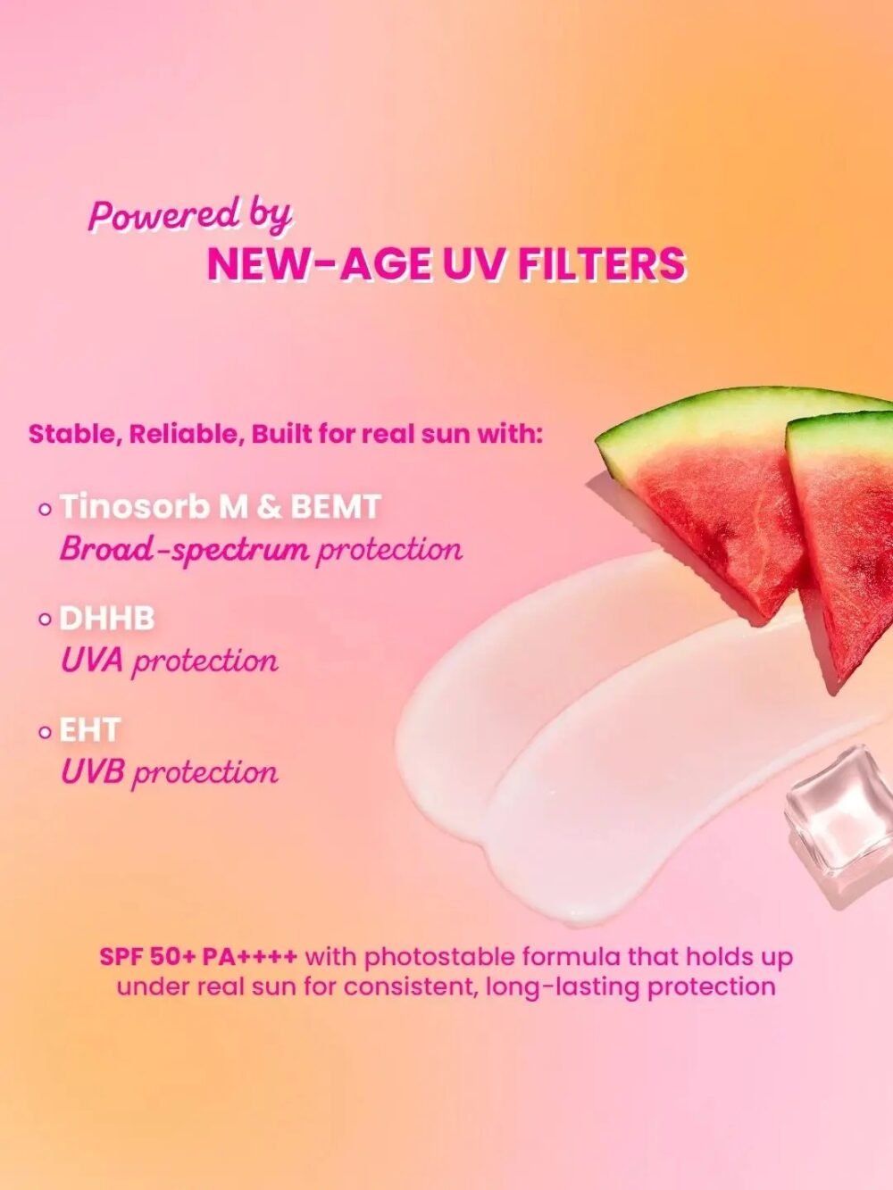 Watermelon Cooling Sunscreen SPF 50+ PA++++ - 50g