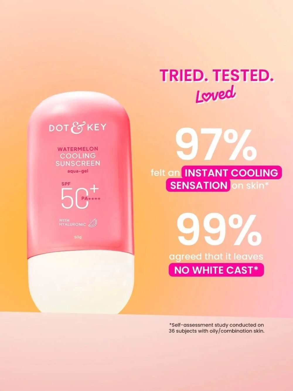 Watermelon Cooling Sunscreen SPF 50+ PA++++ - 50g