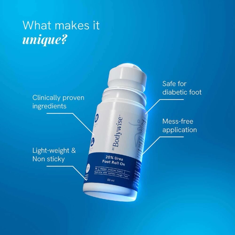 Be Bodywise 20% Urea Foot Roll On - 50ml