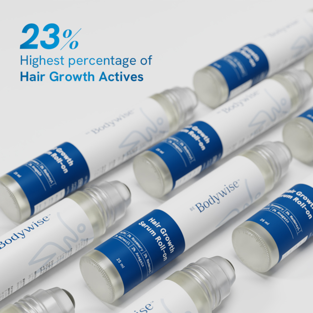 Be Bodywise Advanced Hair Growth Serum Roll On - 25ml