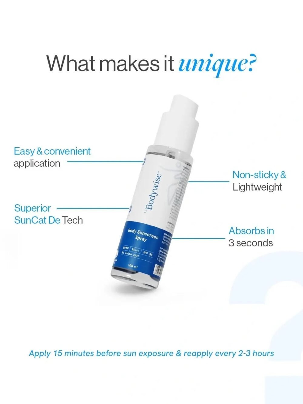 Be Bodywise Spray Sunscreen - 100ml
