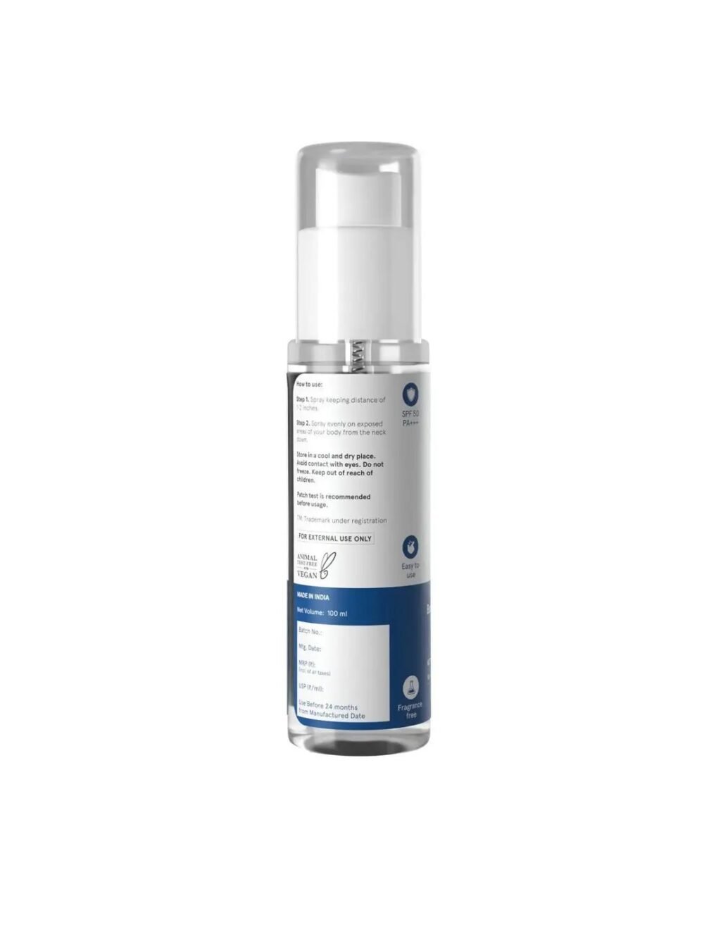 Be Bodywise Spray Sunscreen - 100ml