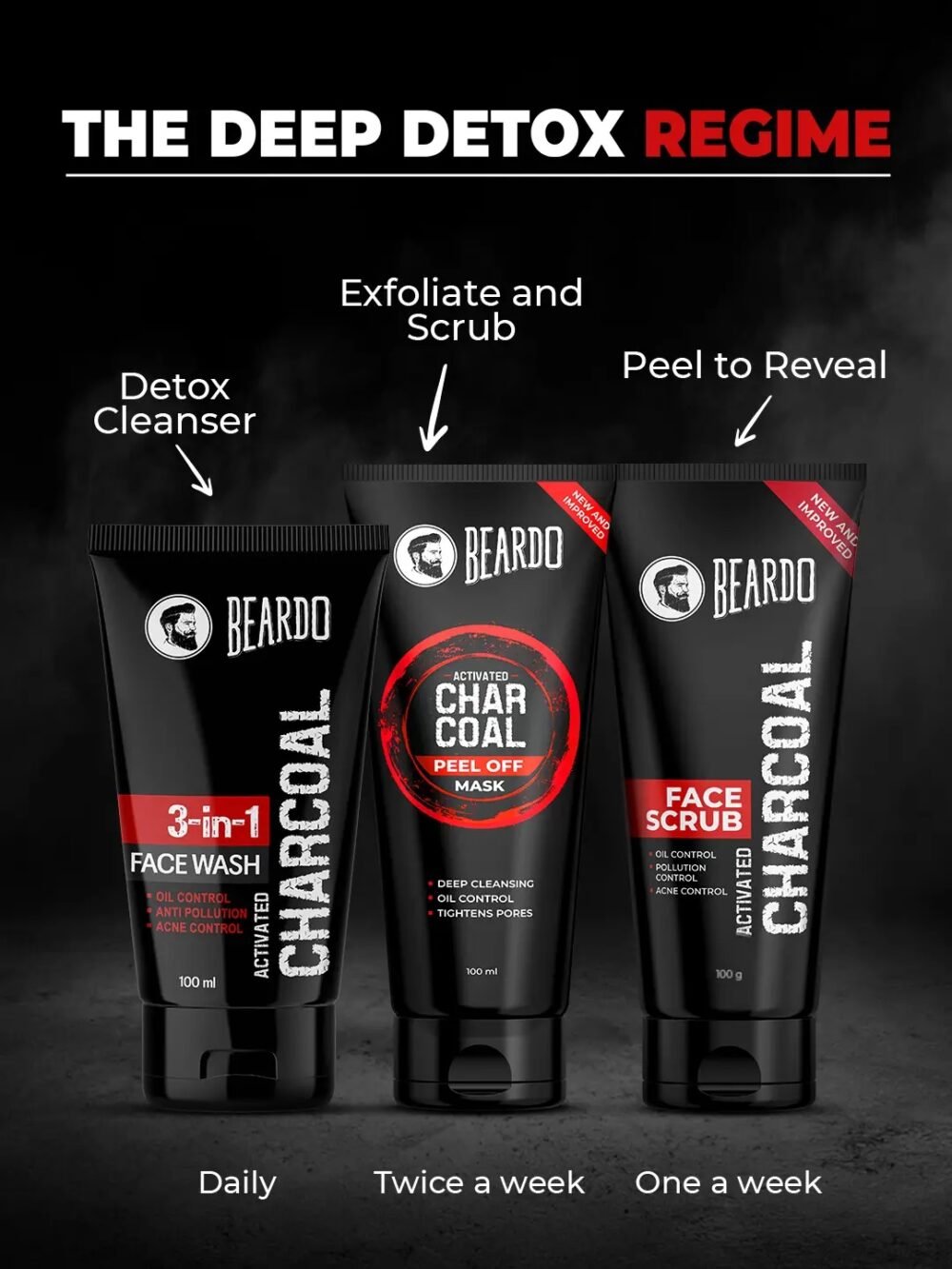 Beardo Activated Charcoal Face Wash - 100ml