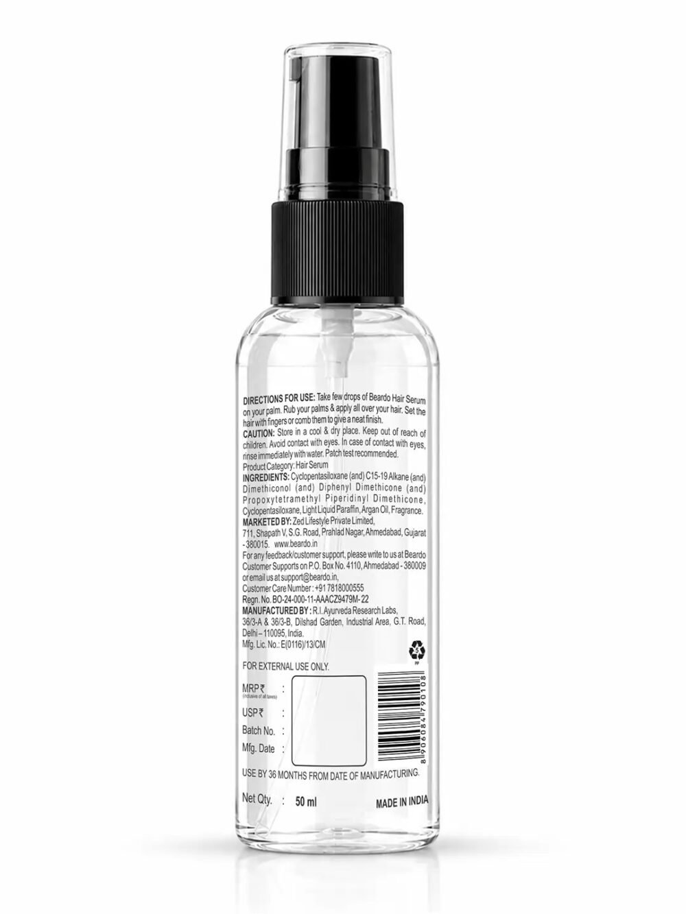 Beardo Hair Serum - 50ml