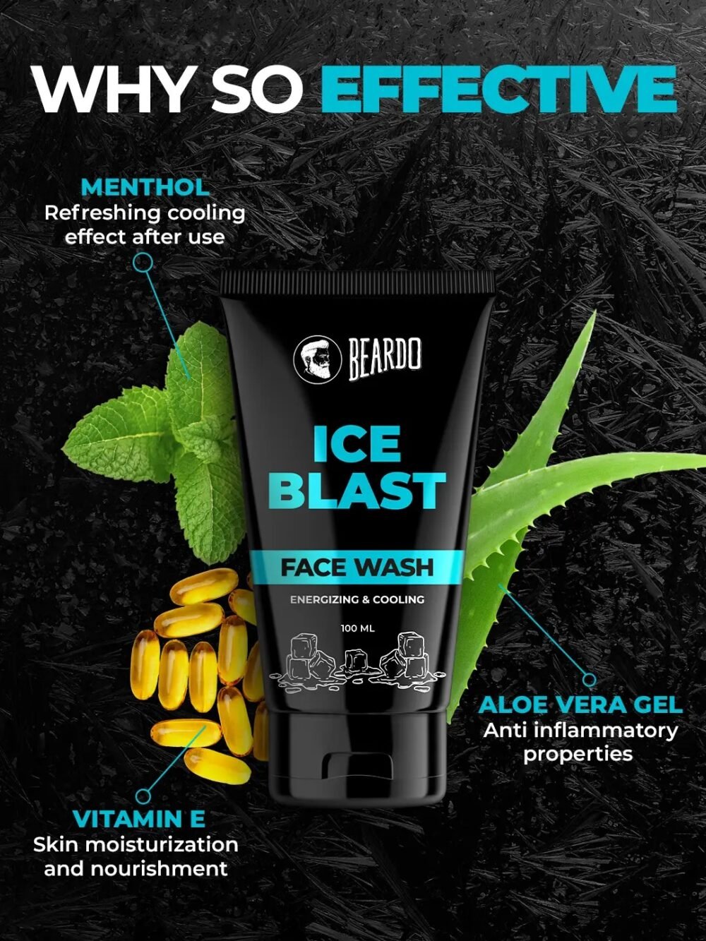 Beardo Ice Blast Face Wash - 100ml