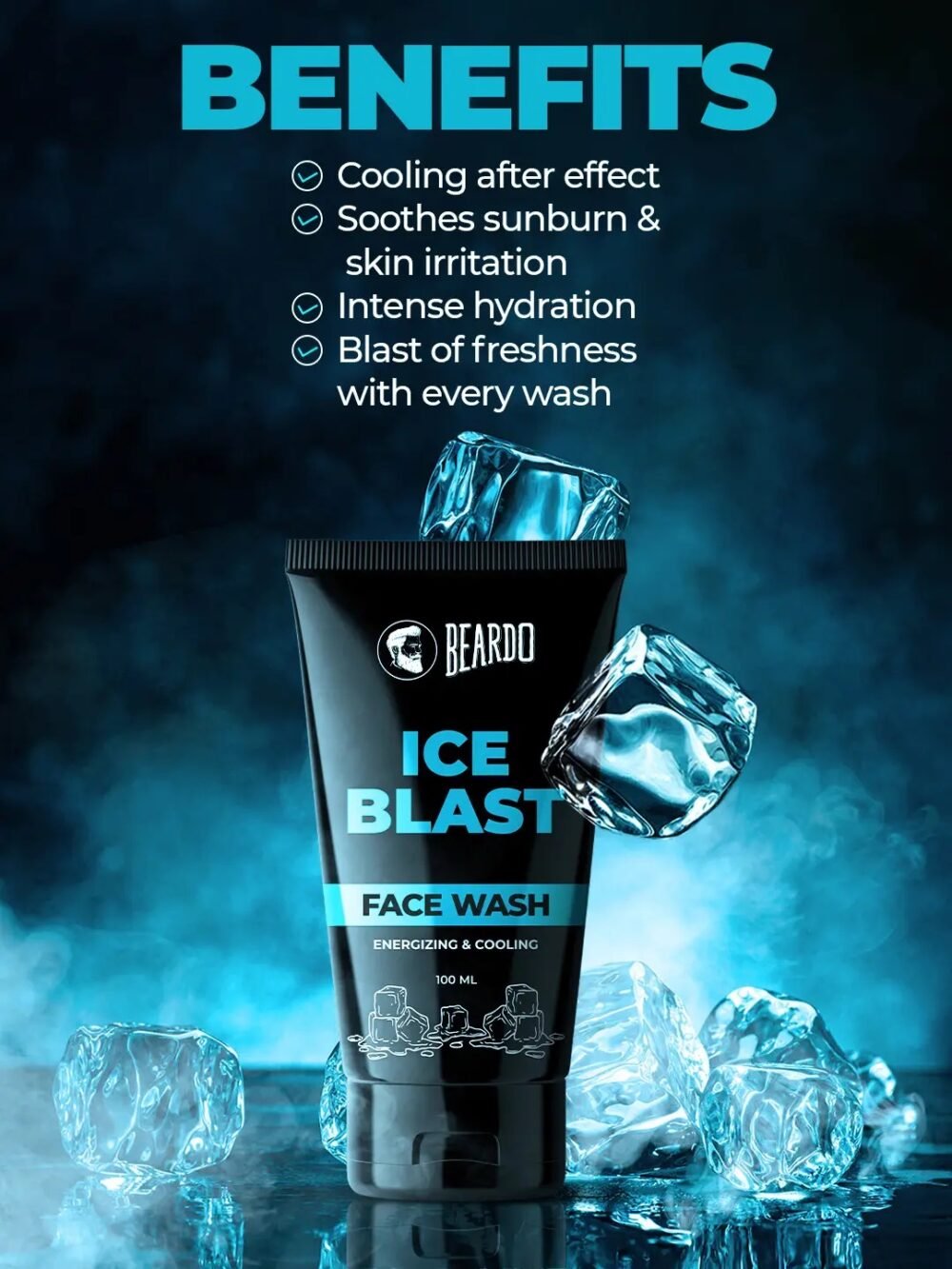 Beardo Ice Blast Face Wash - 100ml