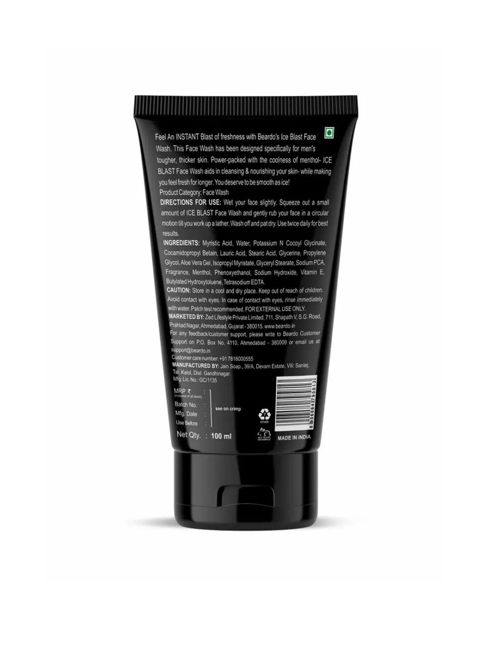 Beardo Ice Blast Face Wash - 100ml