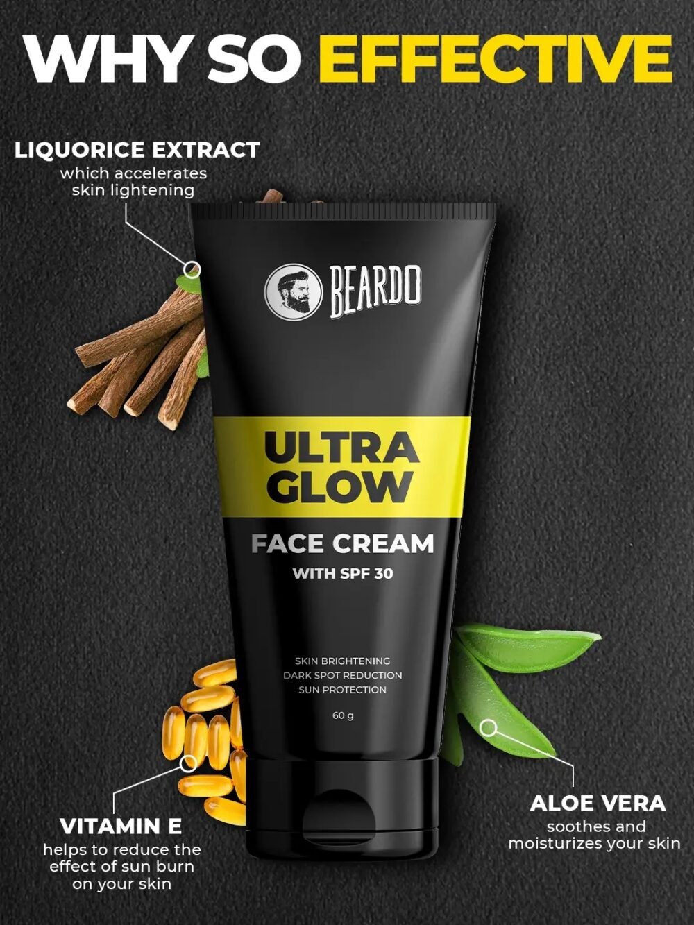 Beardo Ultraglow Face Cream SPF 30 - 60g