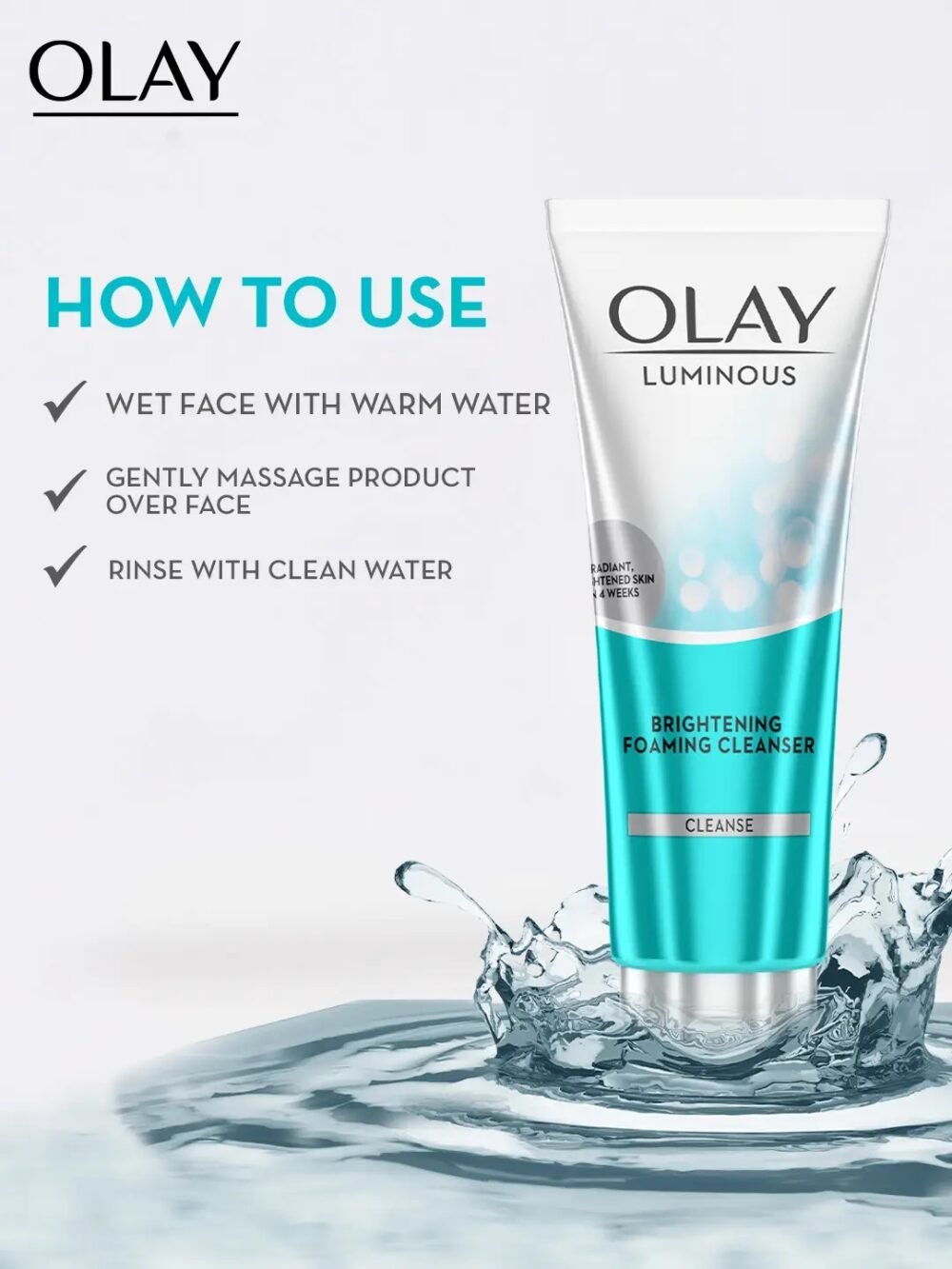 Olay Luminous Brightening Foaming Cleanser - 100g