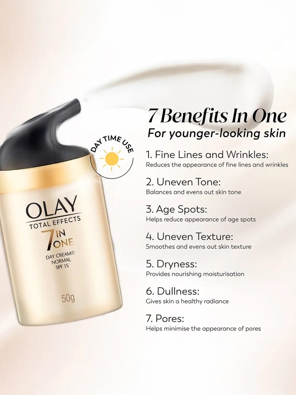 Olay Total Effects 7 in One Day Cream Normal - 50g