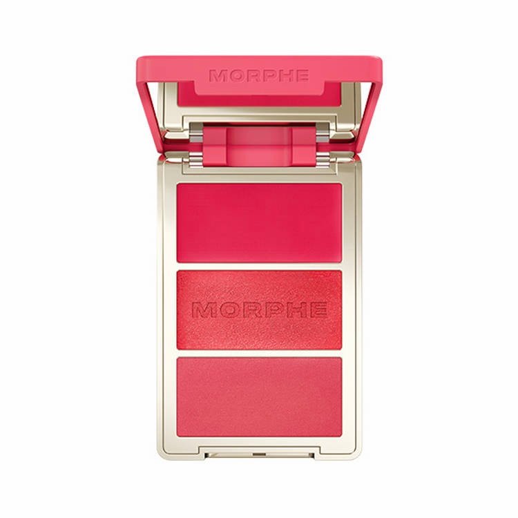 MORPHE Cheek Thrills Multi-Finish Face Trio — Cabana Club, 10.8g