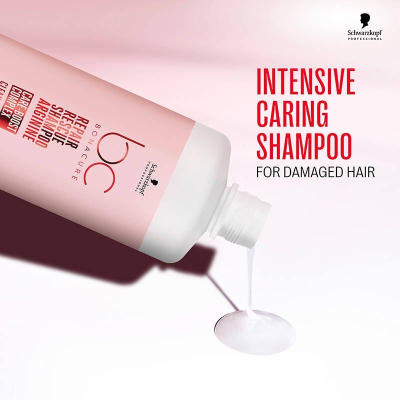 Schwarzkopf Professional Bonacure Repair Rescue Arginine Repair Shampoo for Damaged Hair - 1000ml
