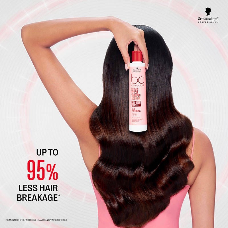 Schwarzkopf Professional Bonacure Repair Rescue Arginine Repair Shampoo for Damaged Hair - 1000ml