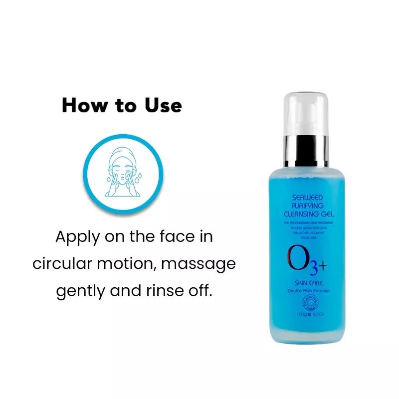 O3+ Professional Seaweed Purifying Cleansing Gel 150ml