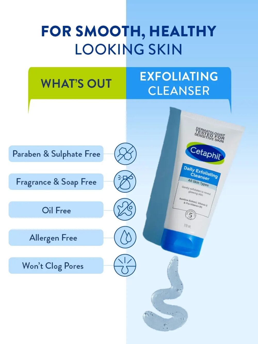 Cetaphil Daily Exfoliating Cleanser 178ml