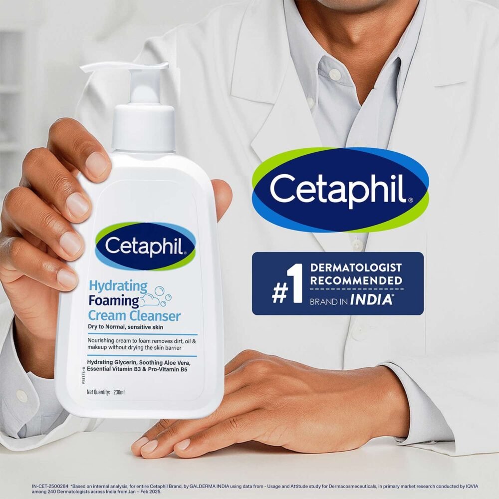 Cetaphil Hydrating Foaming Cream Cleanser 236ml