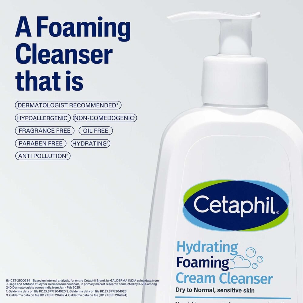 Cetaphil Hydrating Foaming Cream Cleanser 236ml
