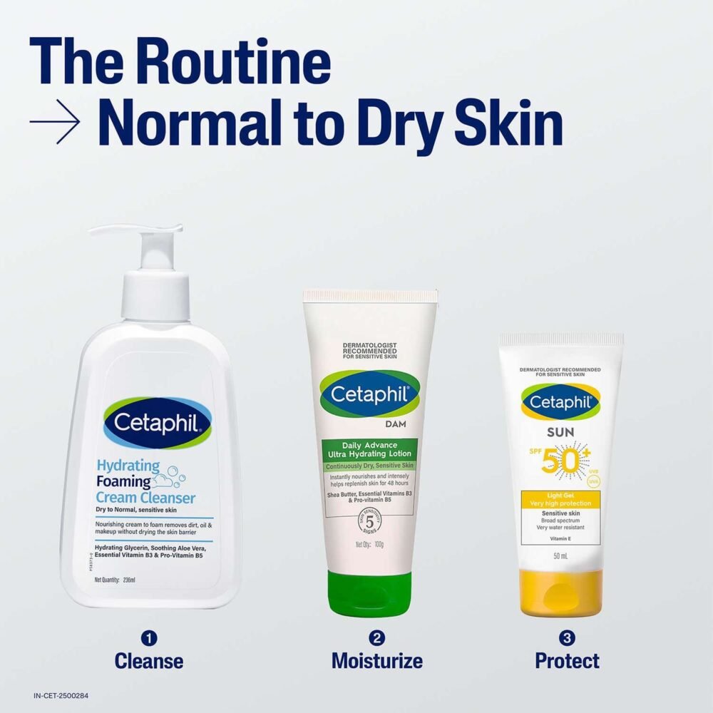 Cetaphil Hydrating Foaming Cream Cleanser 236ml