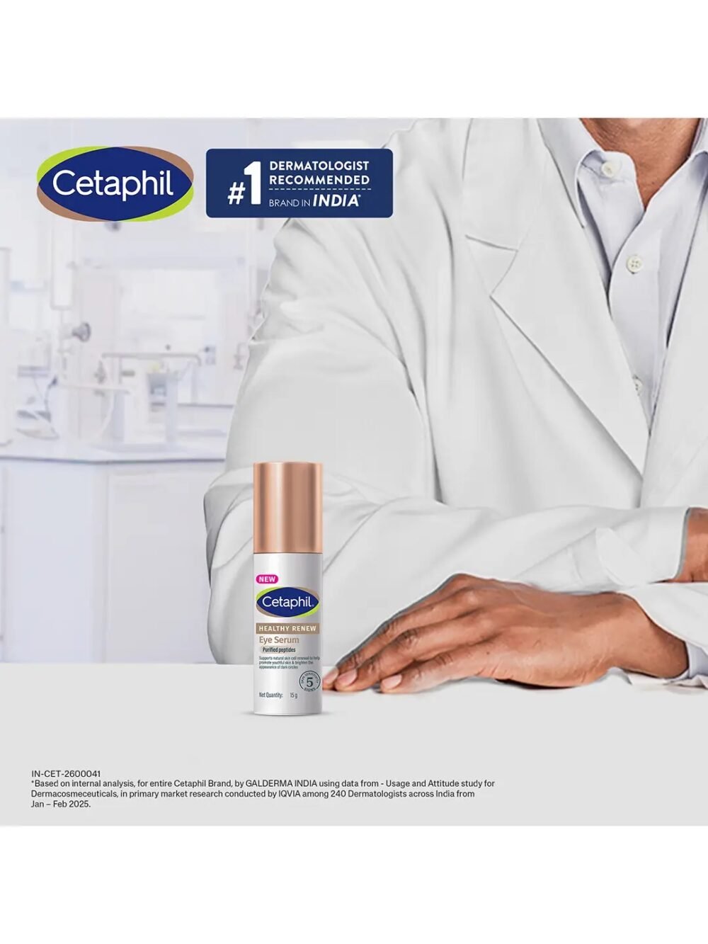 Cetaphil Healthy Renew Eye Serum Purified Peptides 15g