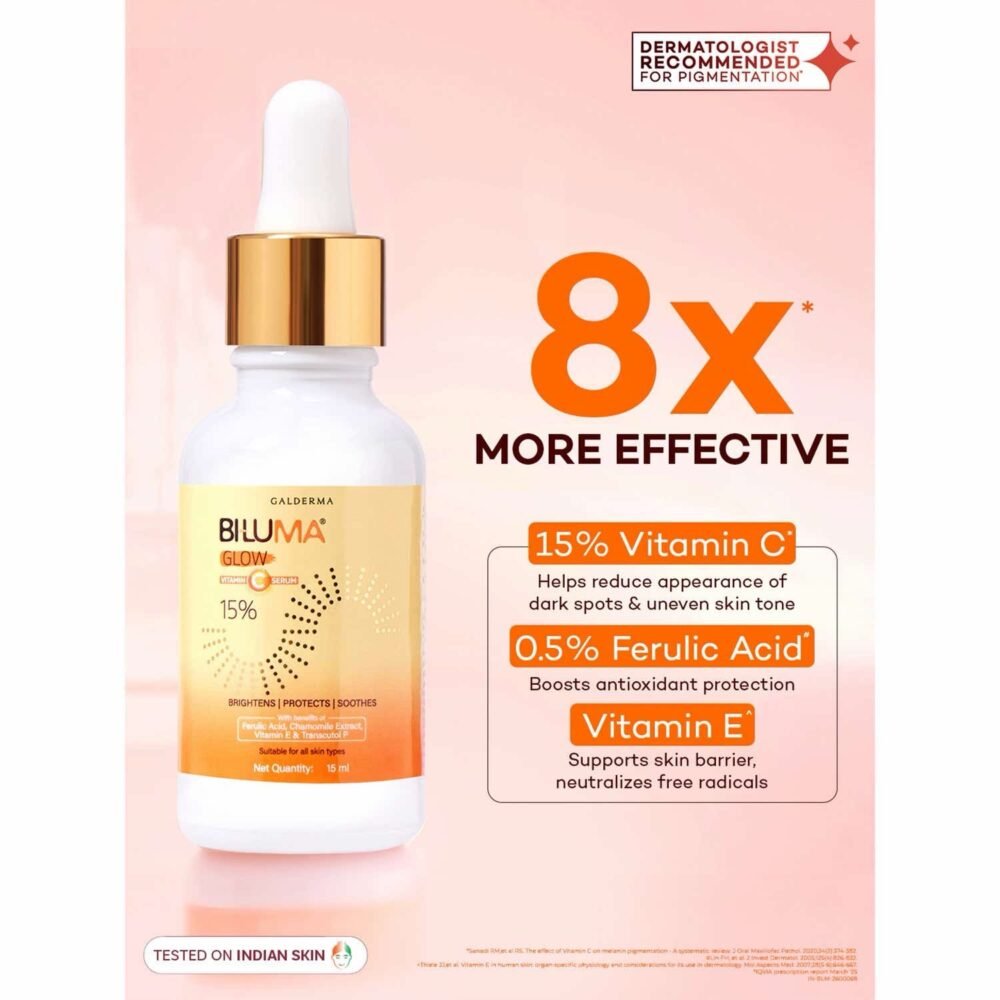Biluma Glow Vitamin C Serum 15% 15ml