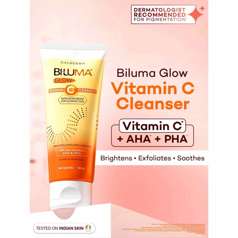 Biluma Glow Vitamin C Cleanser with AHA & PHA 100ml