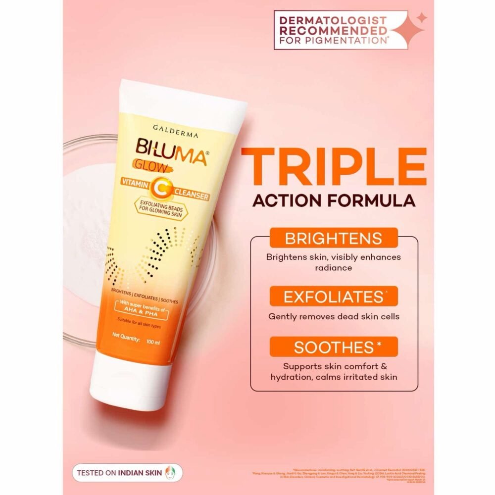 Biluma Glow Vitamin C Cleanser with AHA & PHA 100ml
