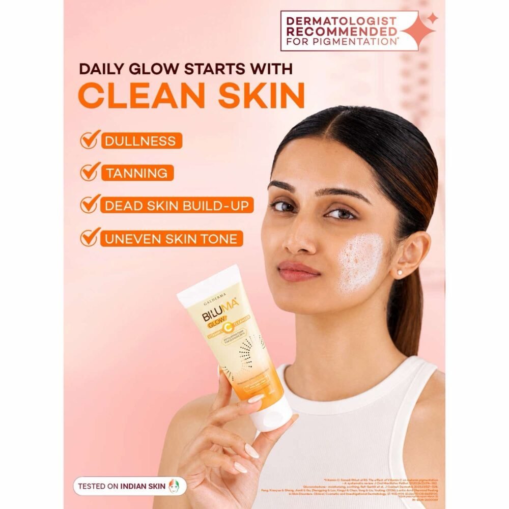 Biluma Glow Vitamin C Cleanser with AHA & PHA 100ml