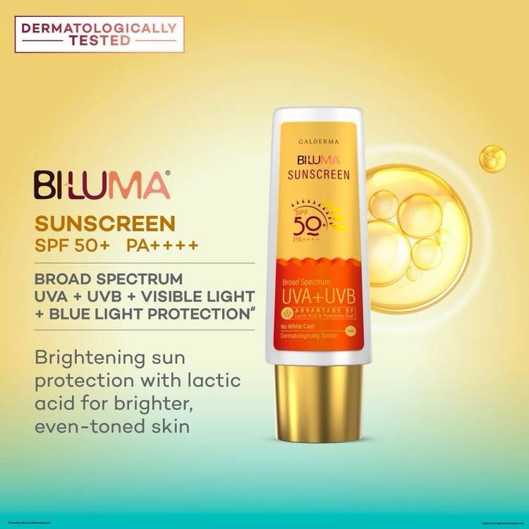 Biluma Sunscreen SPF 50+ PA+++ UVA+UVB 50ml