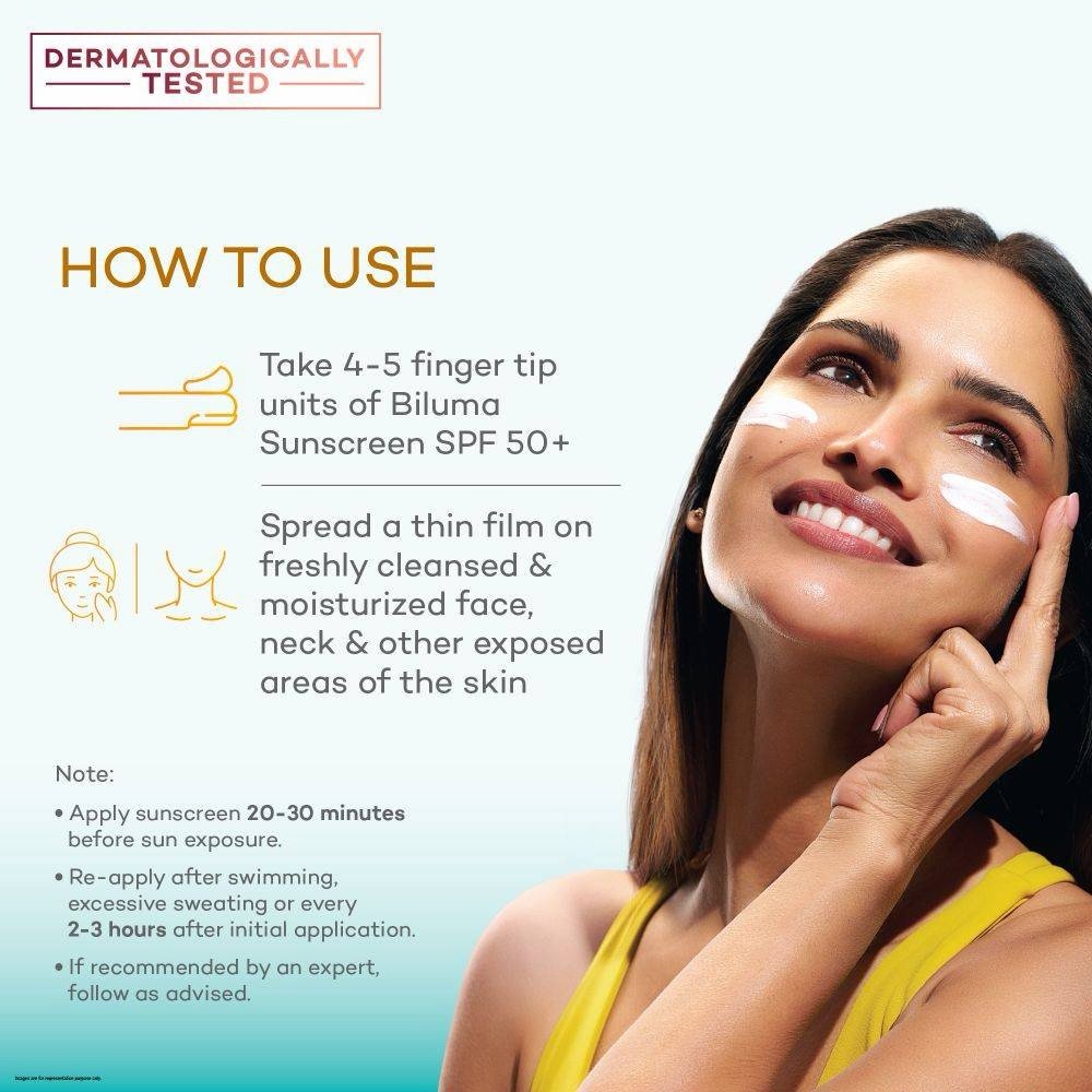 Biluma Sunscreen SPF 50+ PA+++ UVA+UVB 50ml