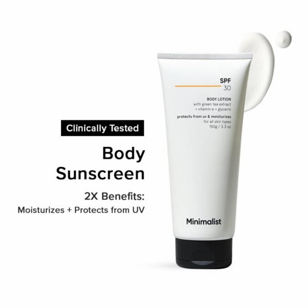 Minimalist SPF 30 Body Lotion with Green Tea Extract 150g