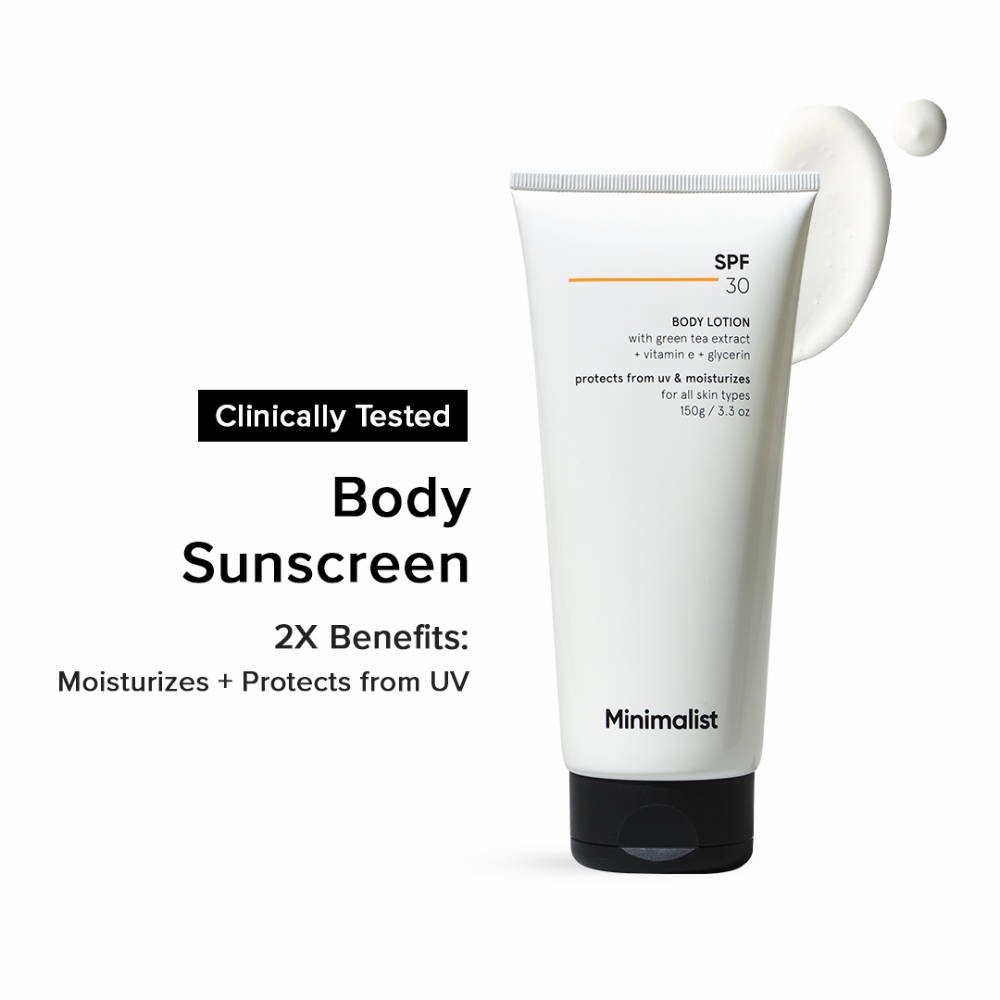 Minimalist SPF 30 Body Lotion with Green Tea Extract 150g