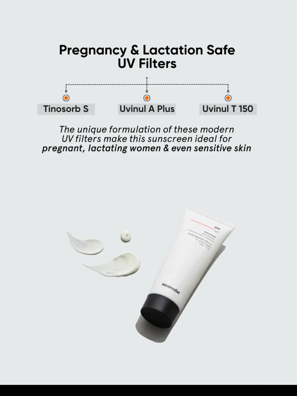 Minimalist SPF 60 Sunscreen with Silymarin 50g