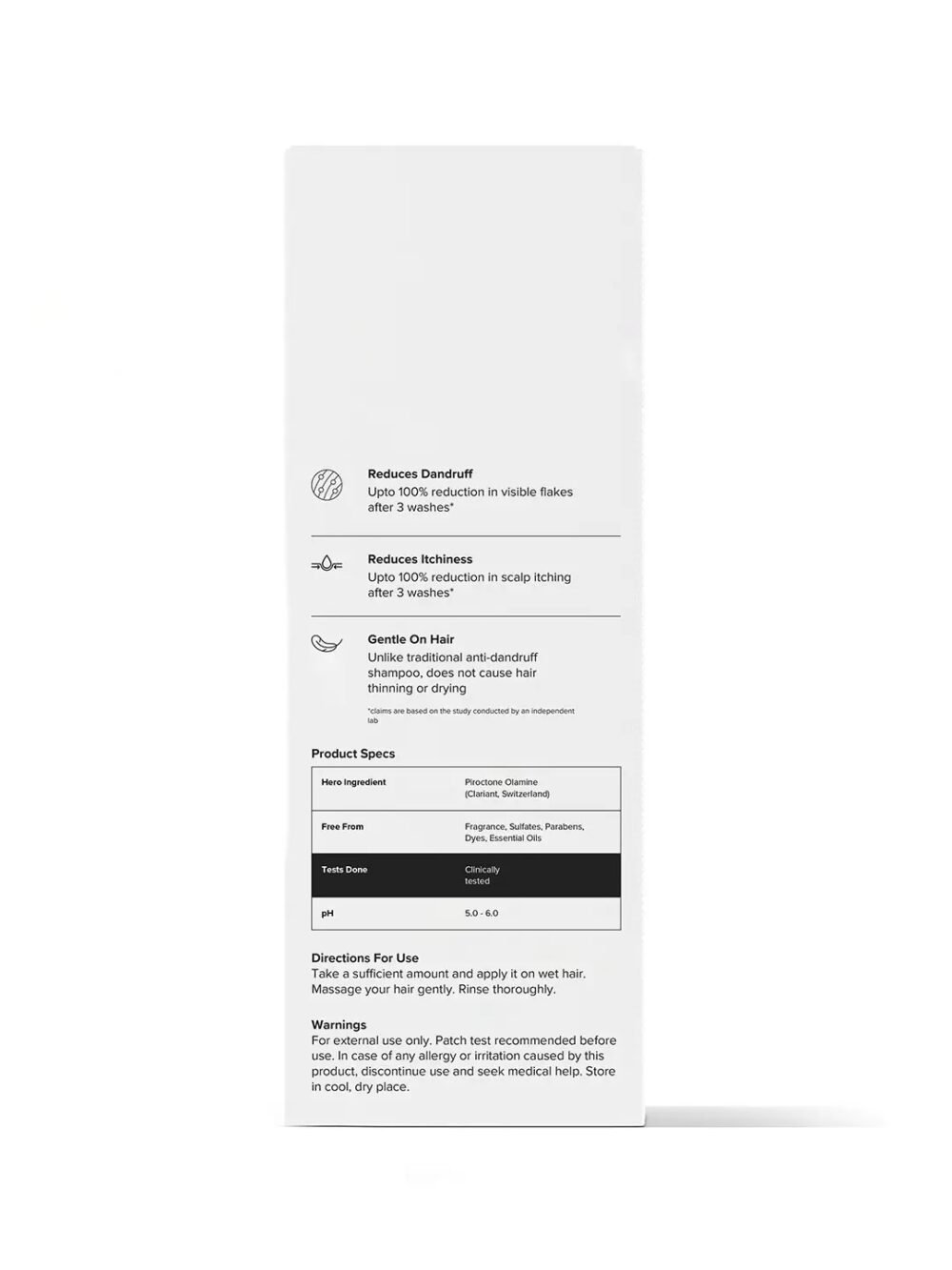 Minimalist Anti-Dandruff Shampoo 3.5% Piroctone Olamine