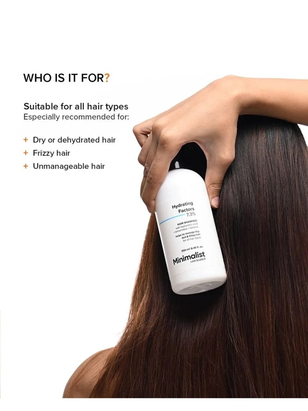 Minimalist Hydrating Factors 7.3% Hair Shampoo 250ml
