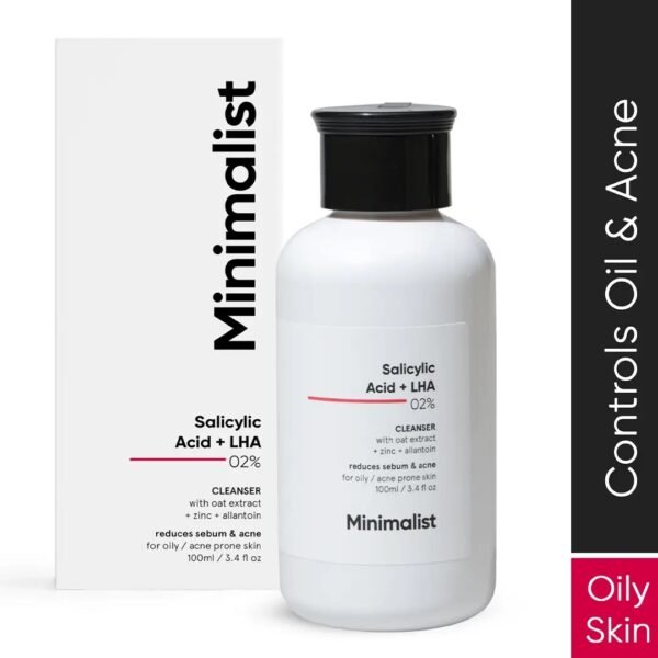 Minimalist Salicylic Acid + LHA 02% Cleanser 100ml