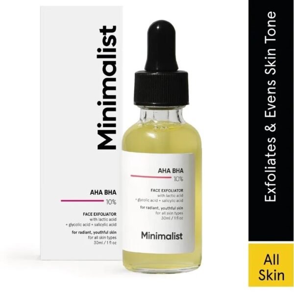 Minimalist AHA BHA 10% Face Exfoliator 30ml