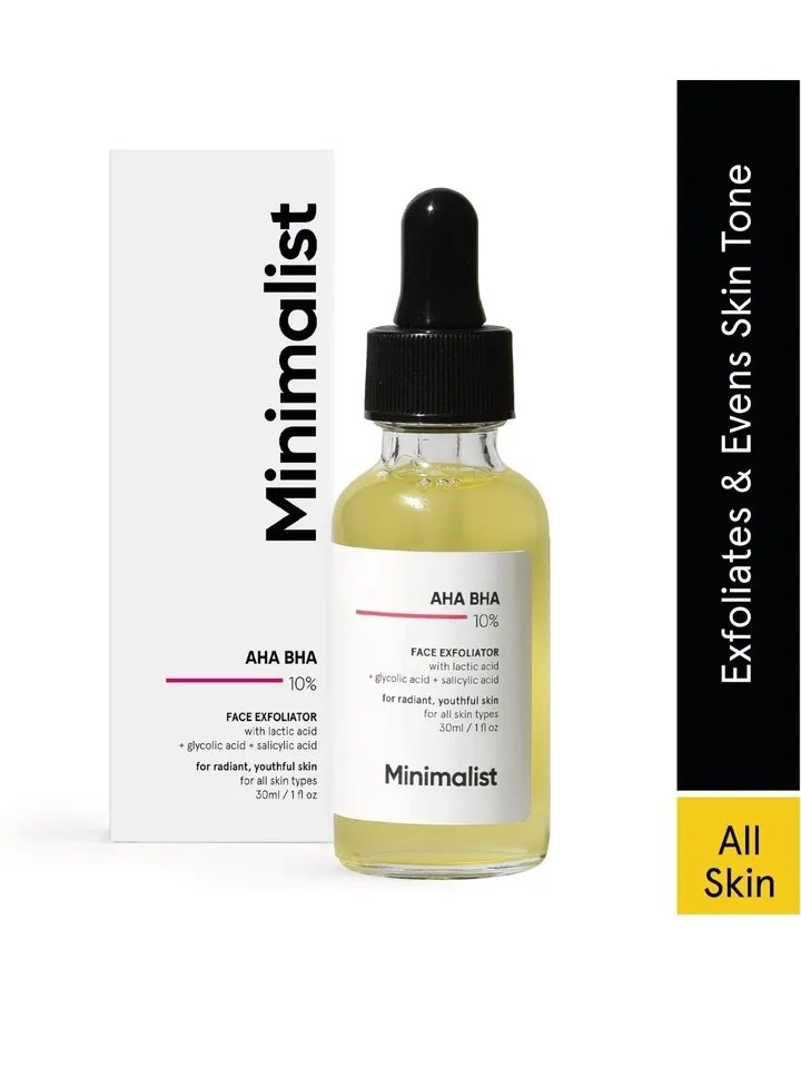 Minimalist AHA BHA 10% Face Exfoliator 30ml