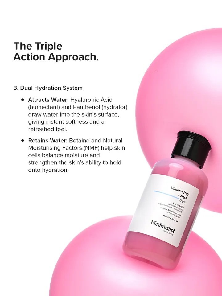Minimalist Vitamin B12 + NMF 03% Face Toner 120ml