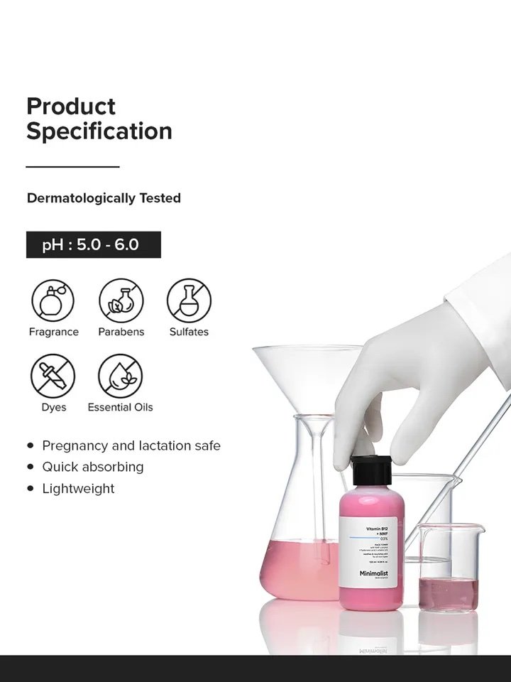 Minimalist Vitamin B12 + NMF 03% Face Toner 120ml