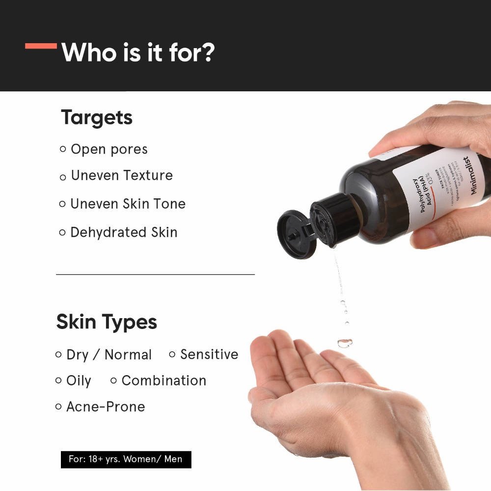 Minimalist Polyhydroxy Acid (PHA) 03% Face Toner 150ml