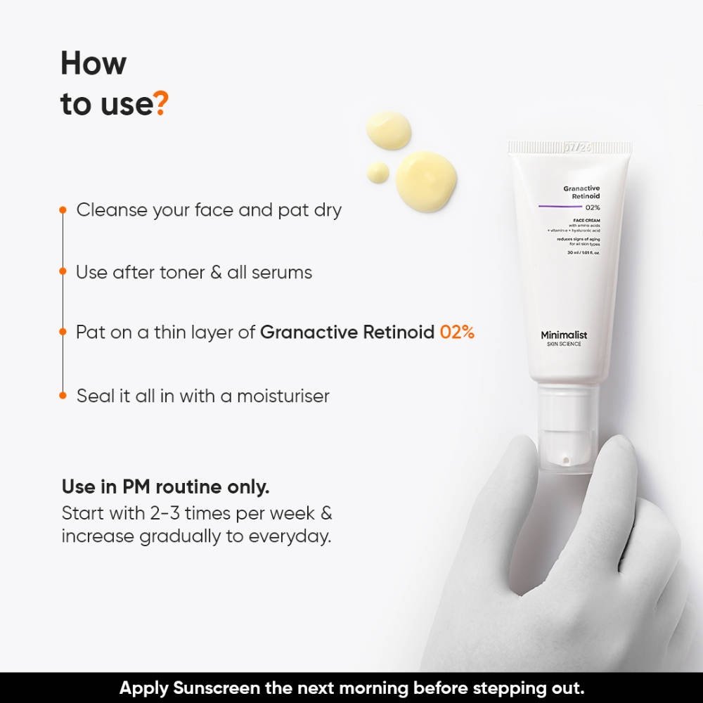 Minimalist Granactive Retinoid 02% Face Cream 30ml