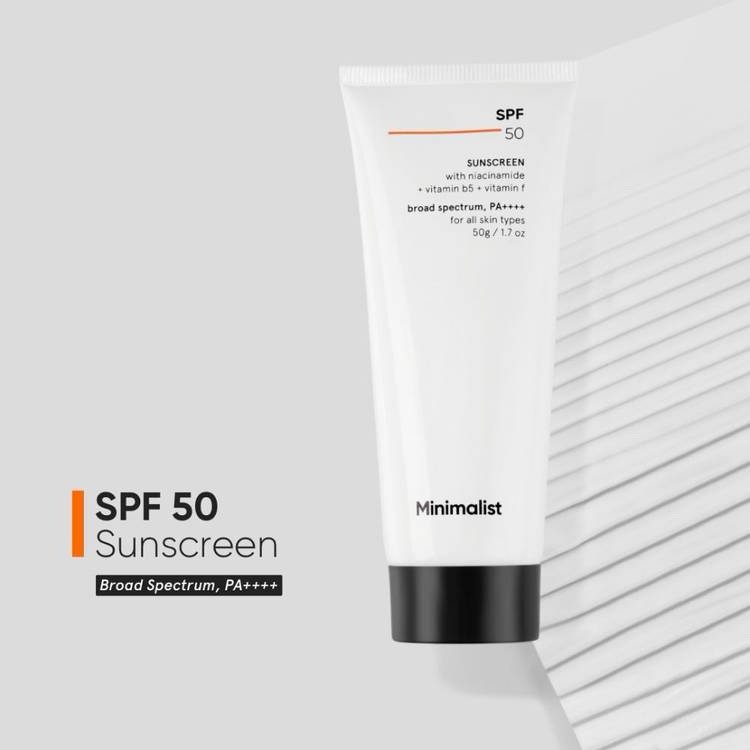 Minimalist SPF 50 Sunscreen with Niacinamide + Vitamin B5