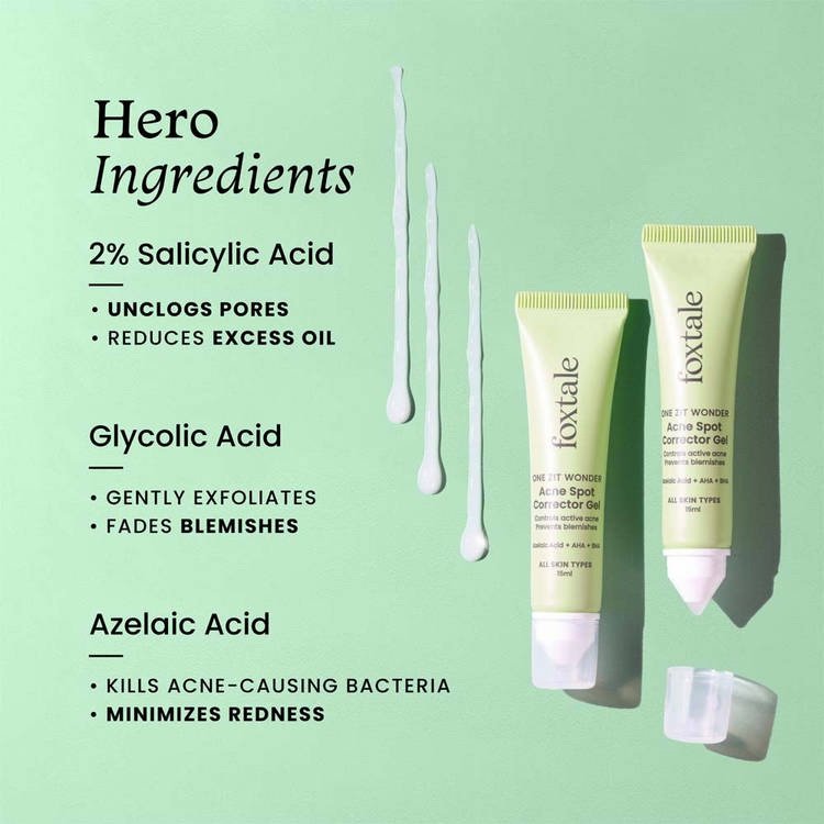 Foxtale One Zit Wonder Acne Spot Corrector Gel 15ml