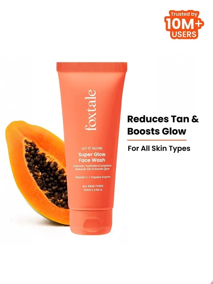 Foxtale Let It Glow Super Glow Face Wash 100ml